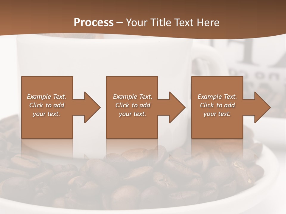 Fresh Break Cup PowerPoint Template
