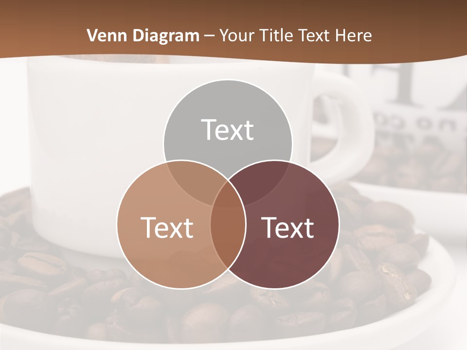 Fresh Break Cup PowerPoint Template