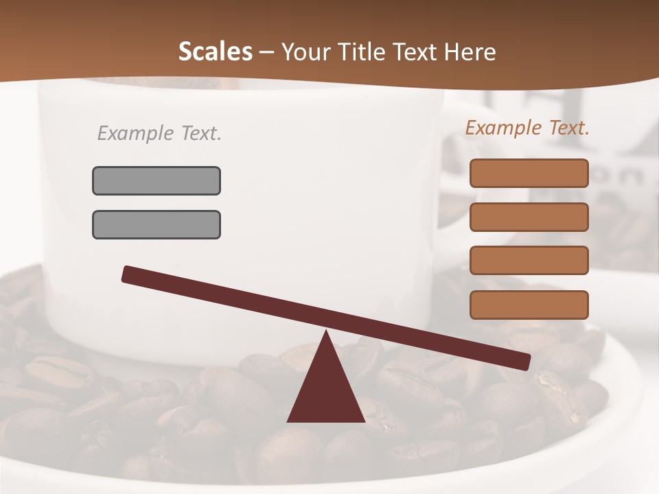 Fresh Break Cup PowerPoint Template