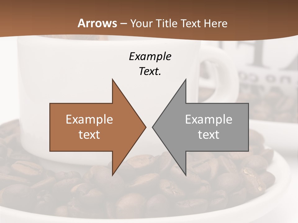Fresh Break Cup PowerPoint Template