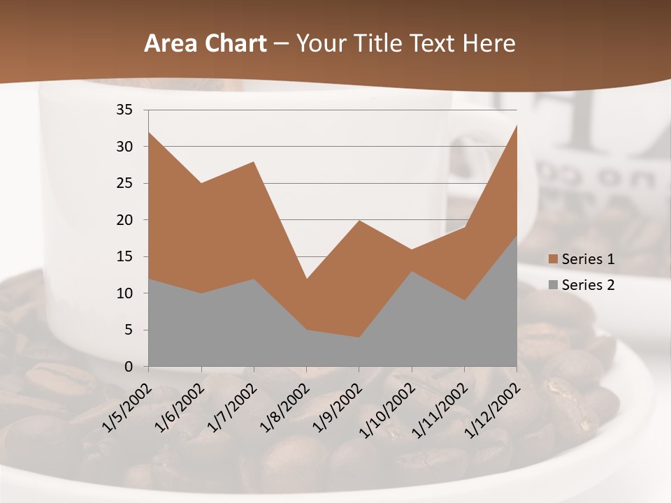 Fresh Break Cup PowerPoint Template
