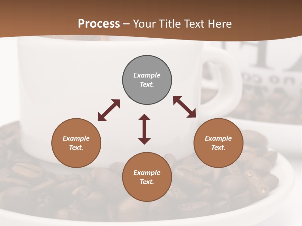 Fresh Break Cup PowerPoint Template