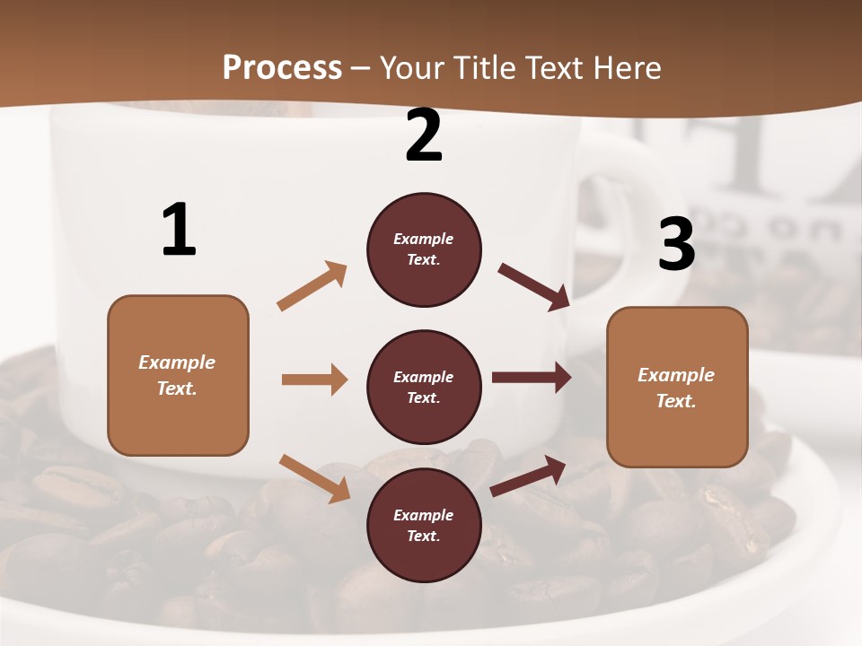 Fresh Break Cup PowerPoint Template
