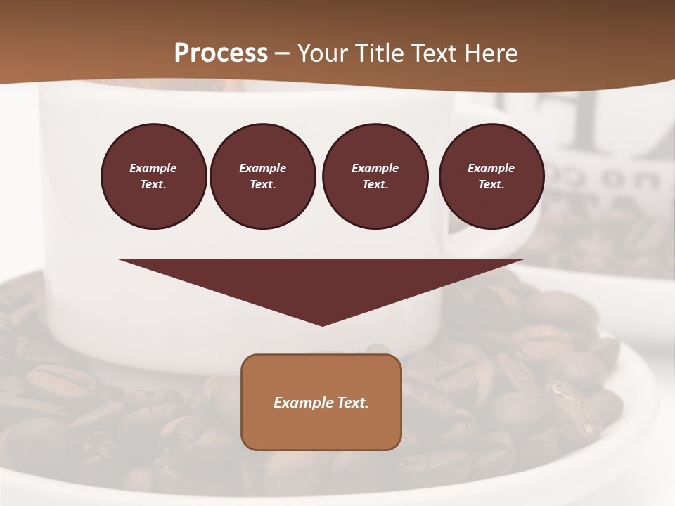 Fresh Break Cup PowerPoint Template