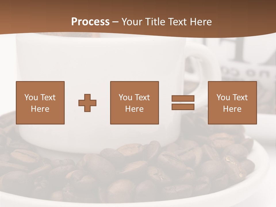 Fresh Break Cup PowerPoint Template