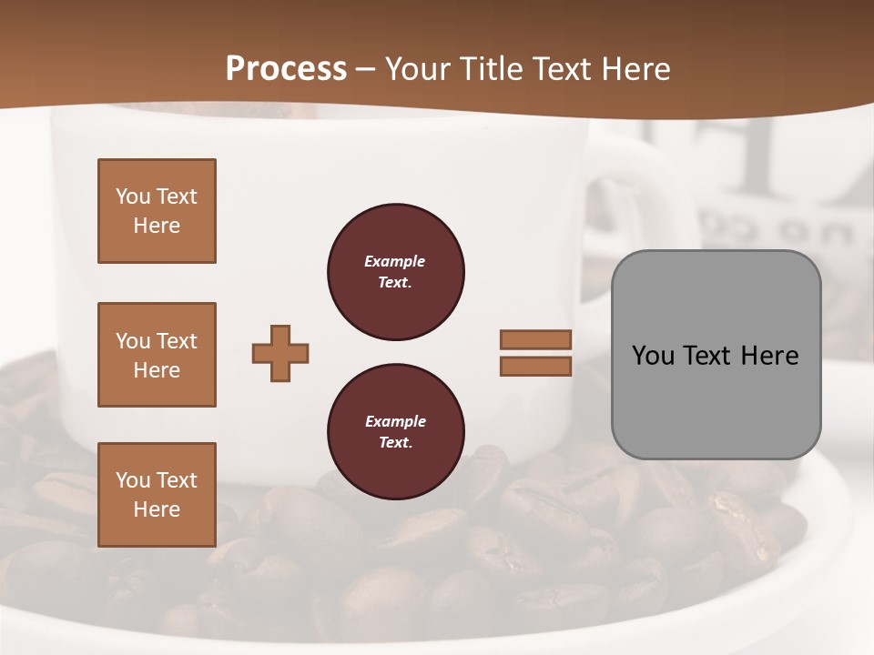 Fresh Break Cup PowerPoint Template