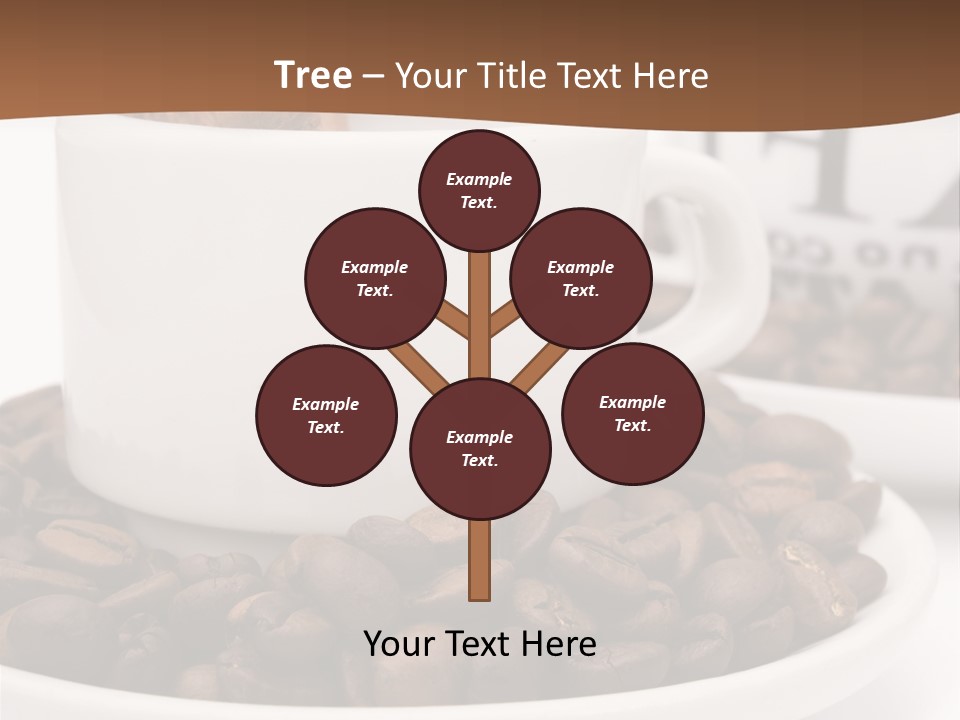 Fresh Break Cup PowerPoint Template