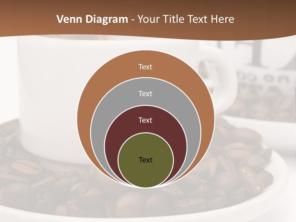 Fresh Break Cup PowerPoint Template