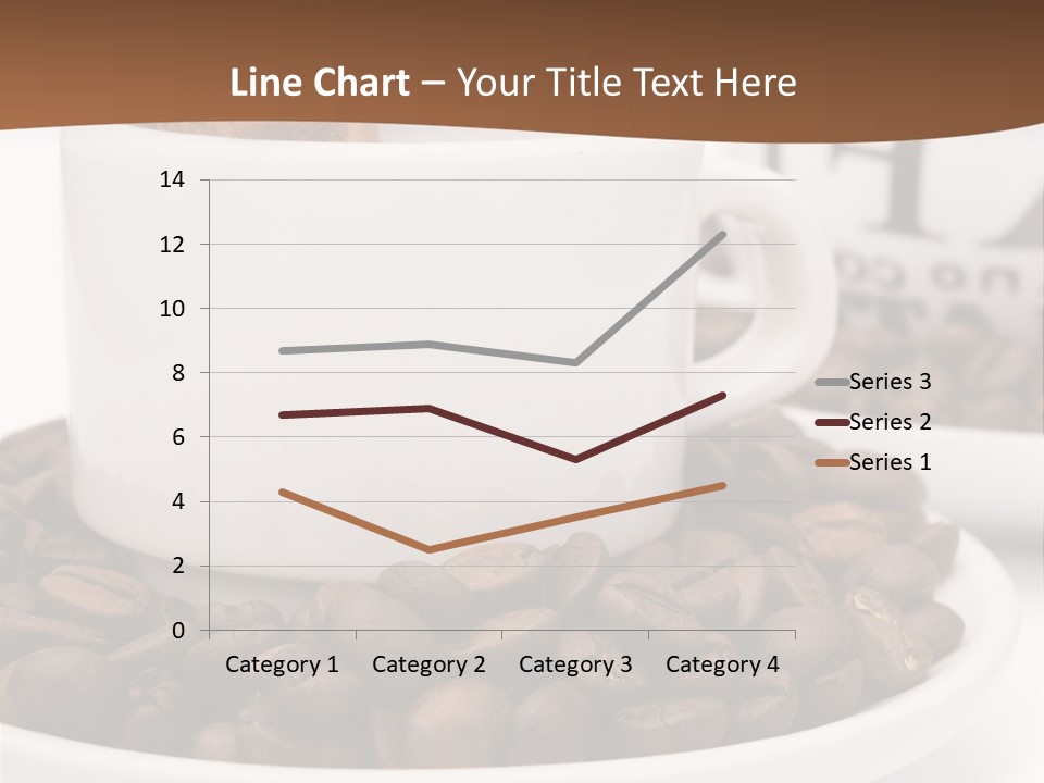 Fresh Break Cup PowerPoint Template