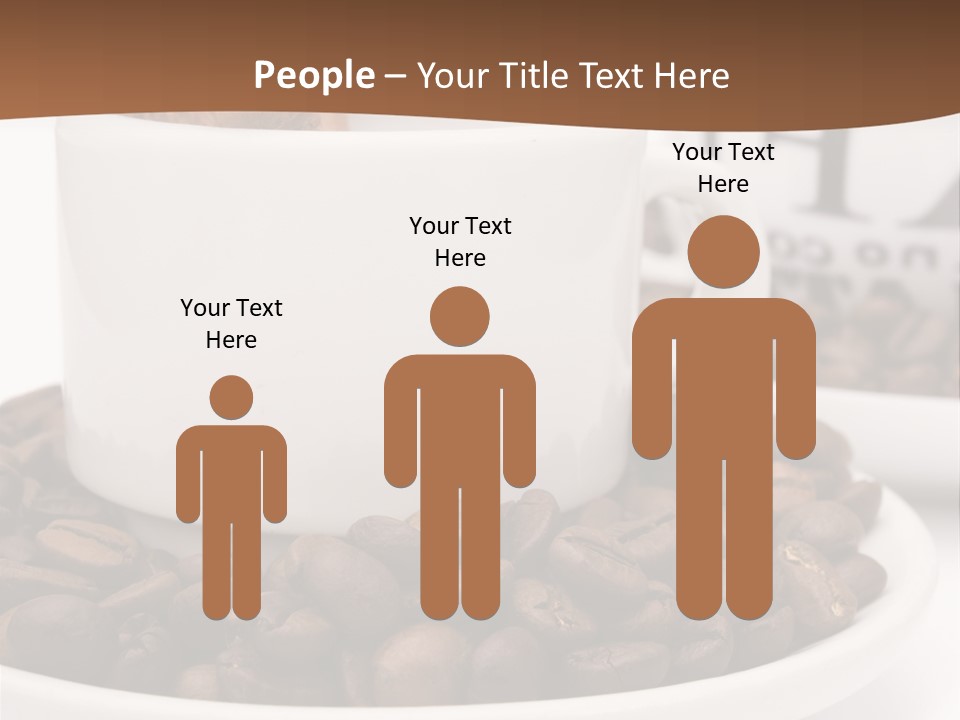 Fresh Break Cup PowerPoint Template