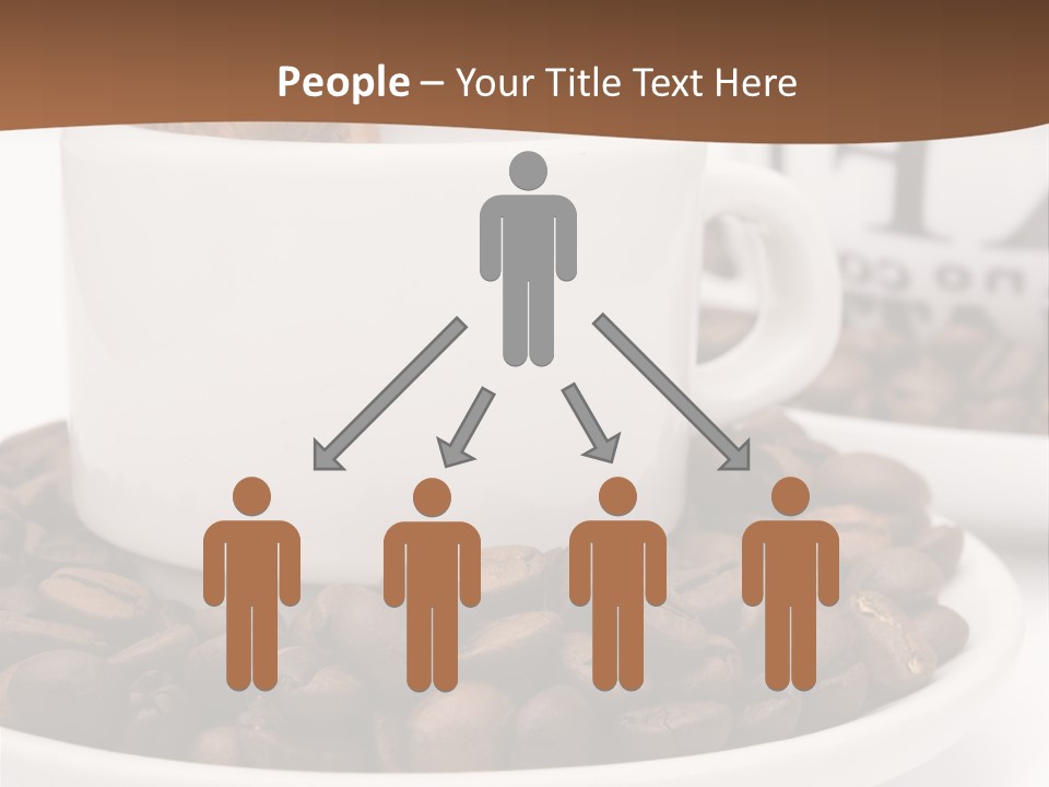 Fresh Break Cup PowerPoint Template