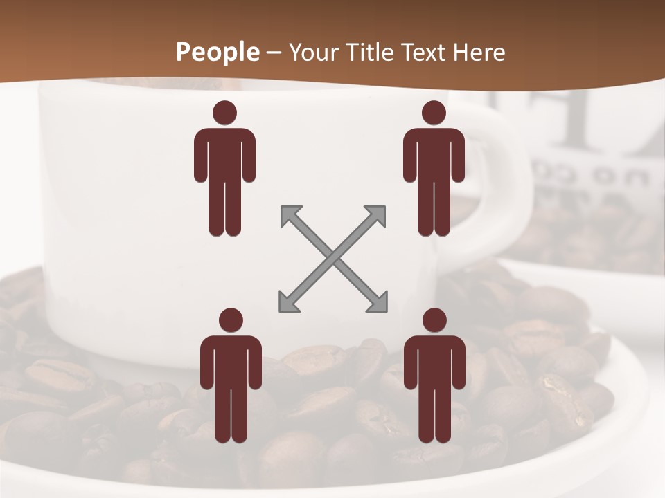 Fresh Break Cup PowerPoint Template