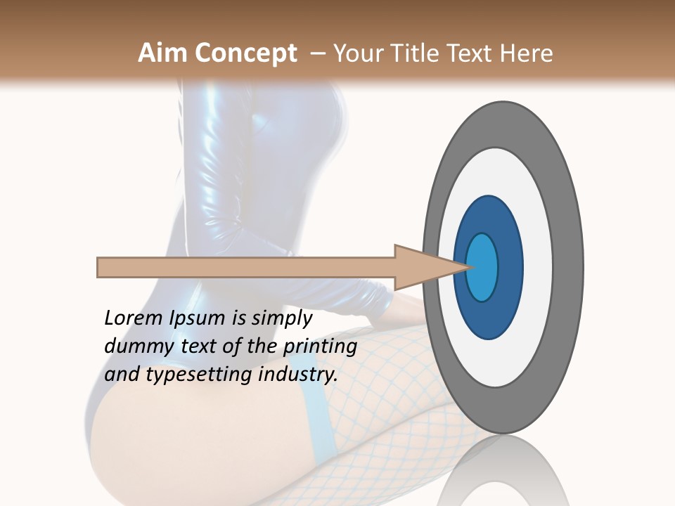 Attractive Appeal Flirtation PowerPoint Template