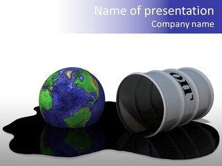 Oilindustry Industry Fossilfuel PowerPoint Template