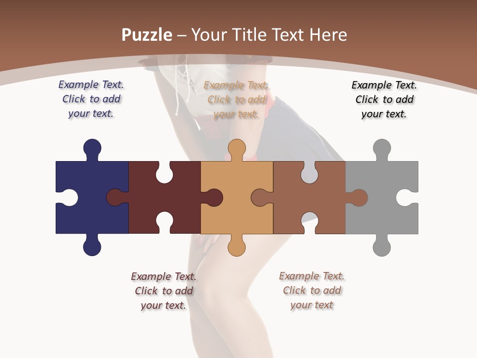 Attractive Lips Infantile PowerPoint Template