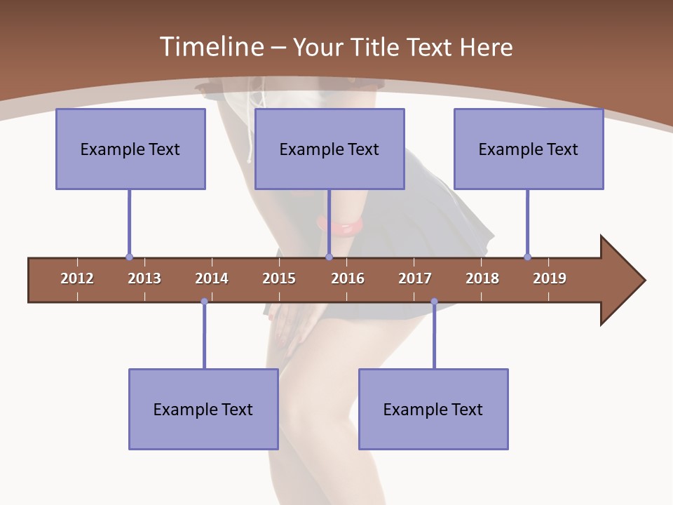 Attractive Lips Infantile PowerPoint Template