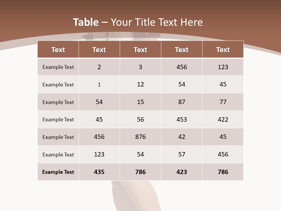 Attractive Lips Infantile PowerPoint Template