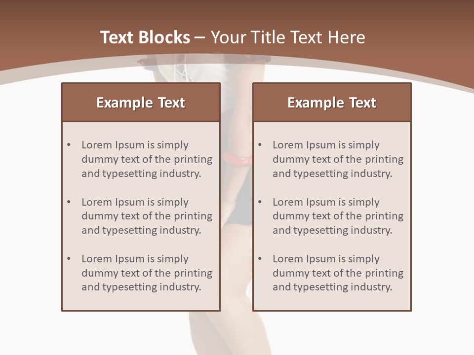 Attractive Lips Infantile PowerPoint Template