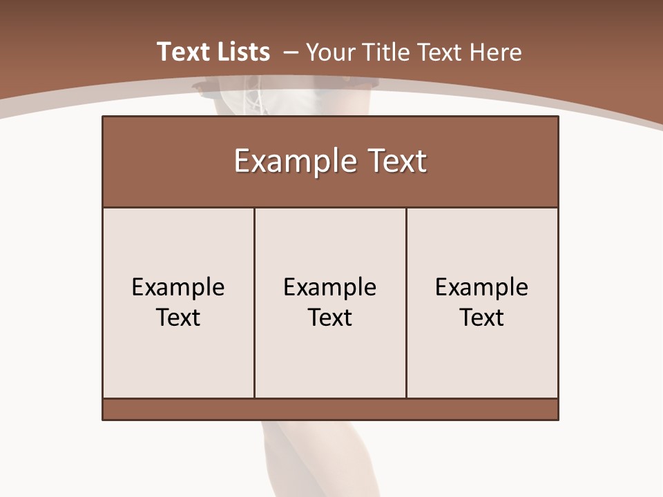 Attractive Lips Infantile PowerPoint Template