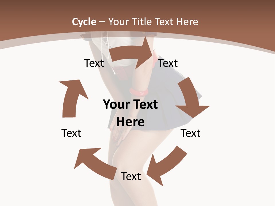 Attractive Lips Infantile PowerPoint Template