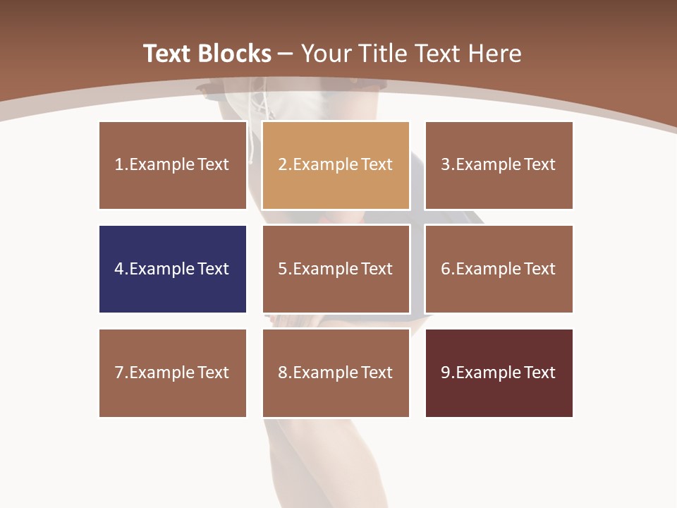 Attractive Lips Infantile PowerPoint Template