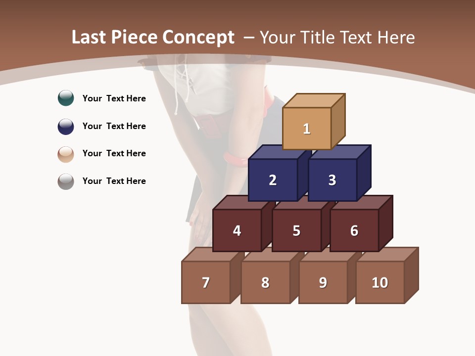 Attractive Lips Infantile PowerPoint Template