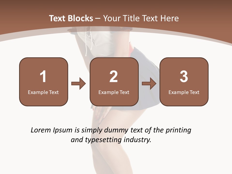 Attractive Lips Infantile PowerPoint Template