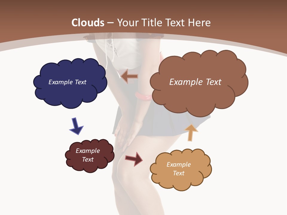 Attractive Lips Infantile PowerPoint Template