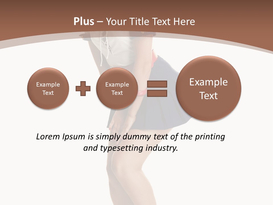 Attractive Lips Infantile PowerPoint Template