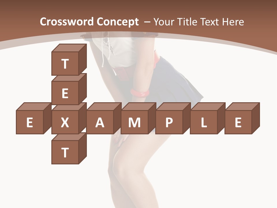 Attractive Lips Infantile PowerPoint Template