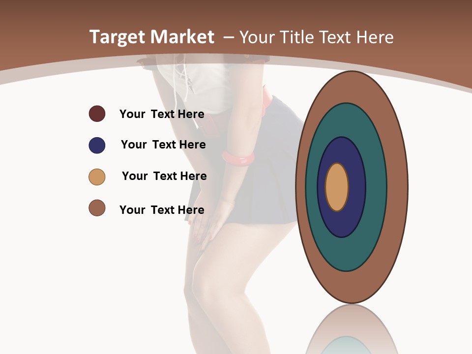 Attractive Lips Infantile PowerPoint Template