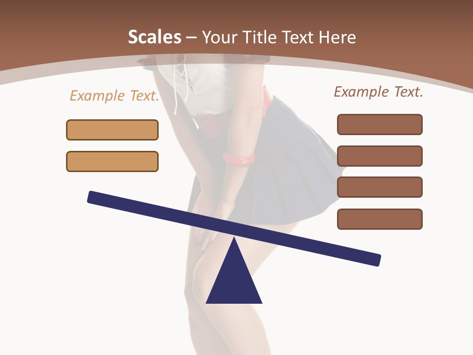 Attractive Lips Infantile PowerPoint Template