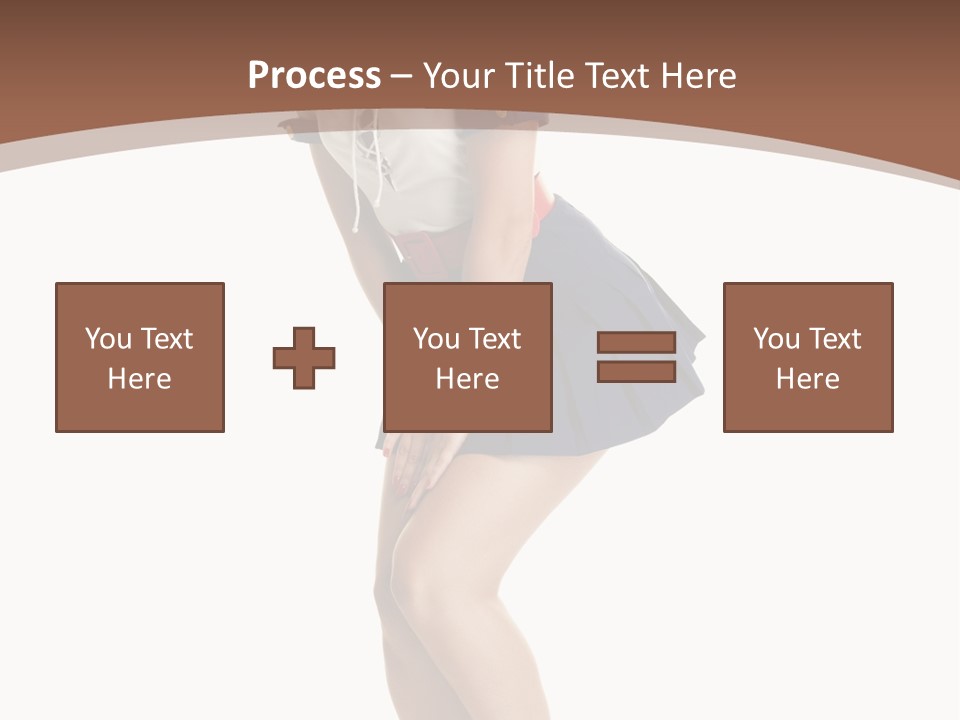 Attractive Lips Infantile PowerPoint Template