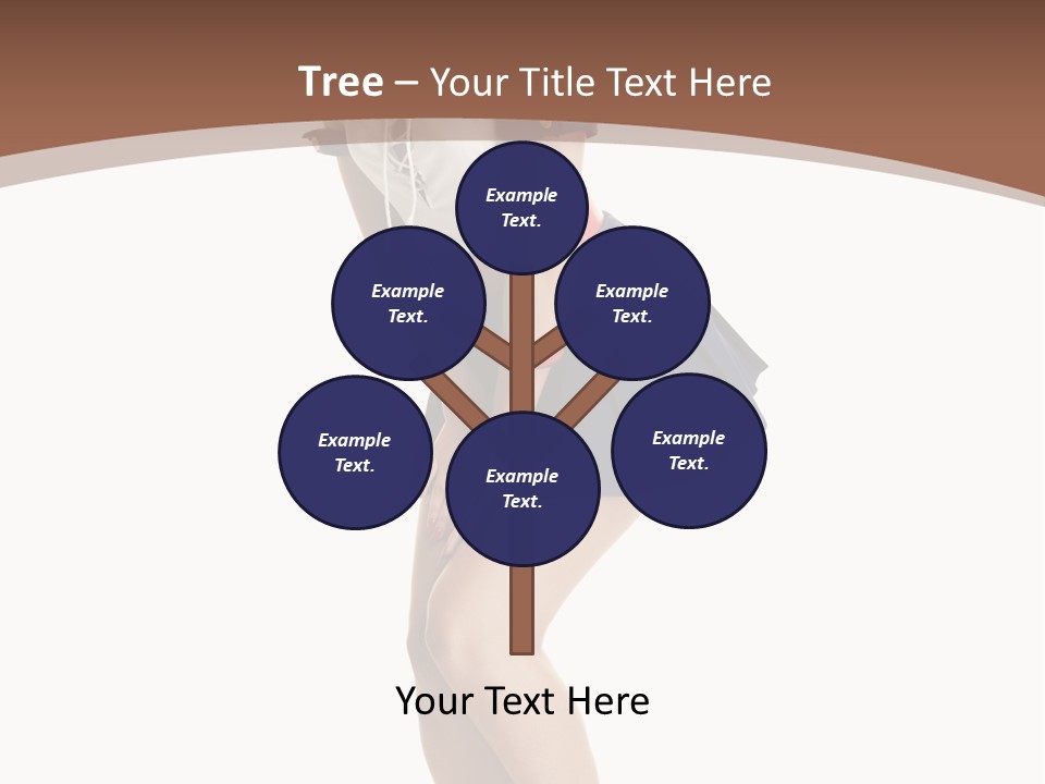 Attractive Lips Infantile PowerPoint Template