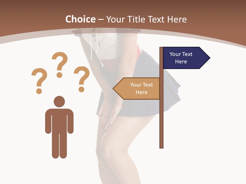 Attractive Lips Infantile PowerPoint Template