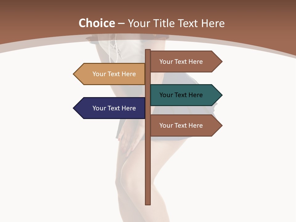 Attractive Lips Infantile PowerPoint Template