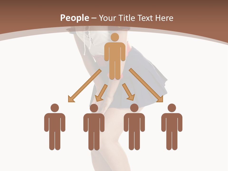 Attractive Lips Infantile PowerPoint Template