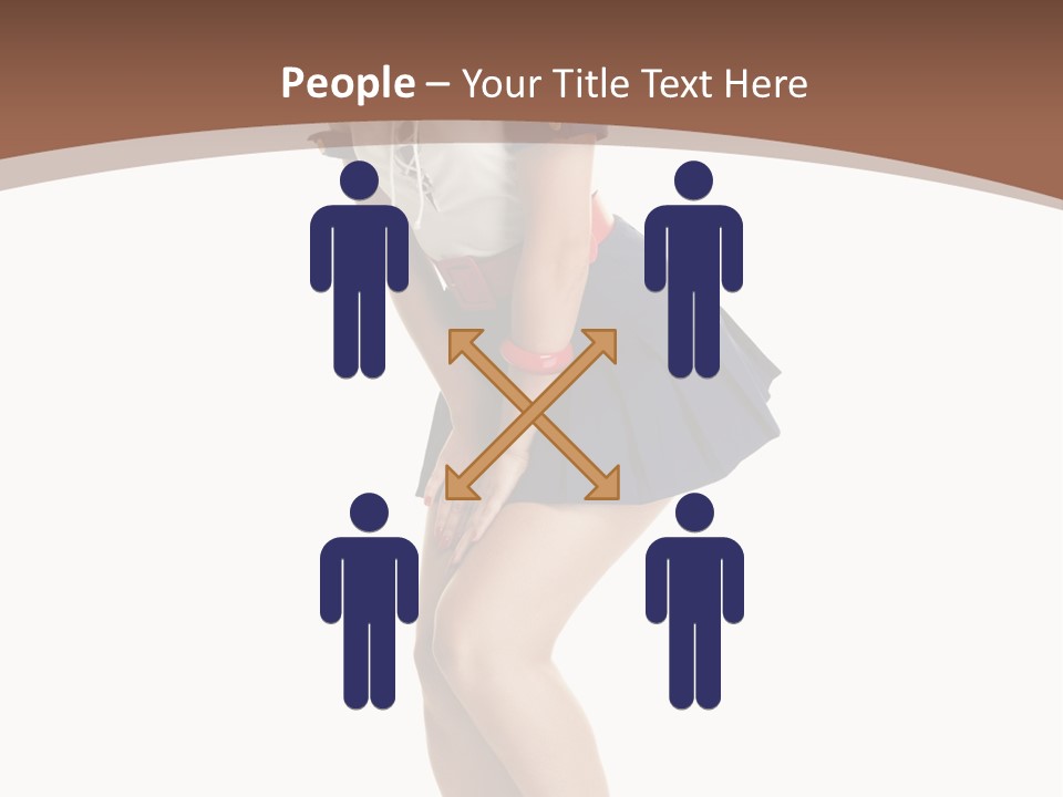 Attractive Lips Infantile PowerPoint Template