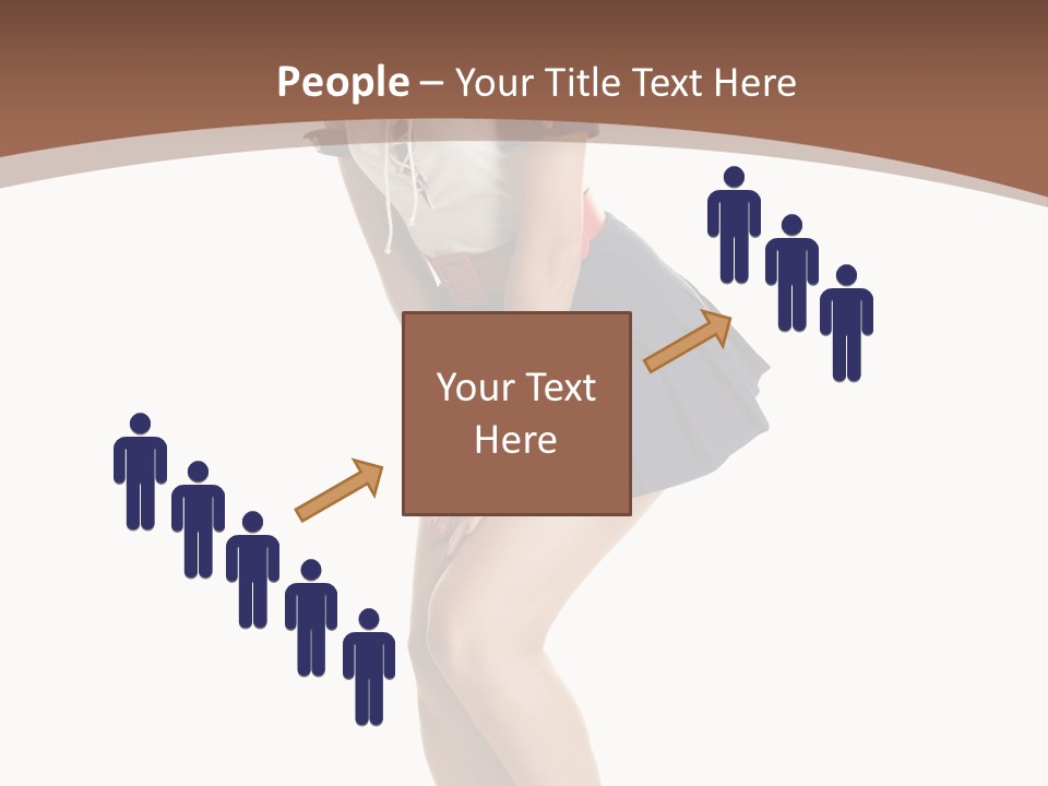 Attractive Lips Infantile PowerPoint Template