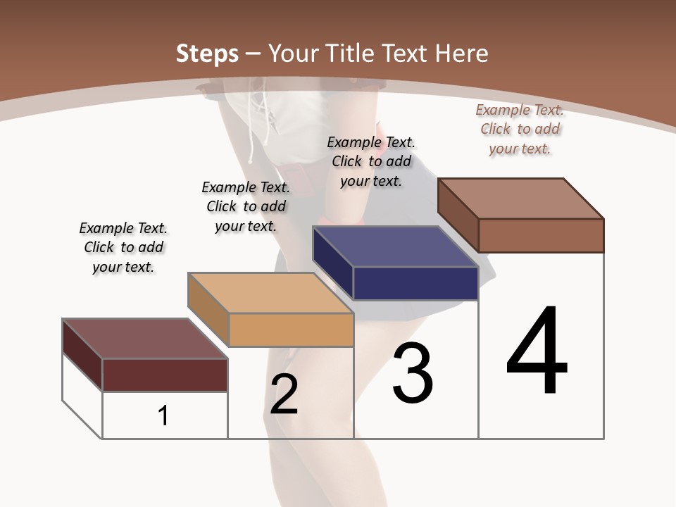 Attractive Lips Infantile PowerPoint Template