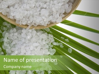 Flower Relaxation Leaf PowerPoint Template