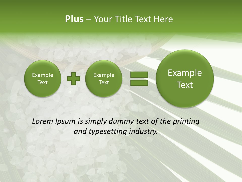 Flower Relaxation Leaf PowerPoint Template