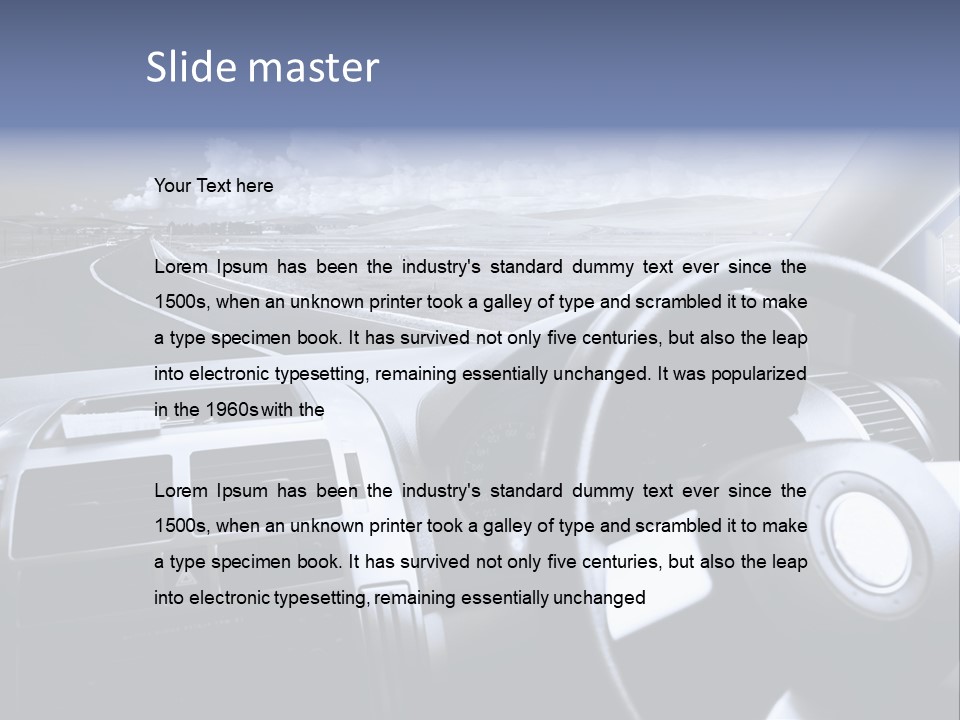 Straight Inside Sunny PowerPoint Template