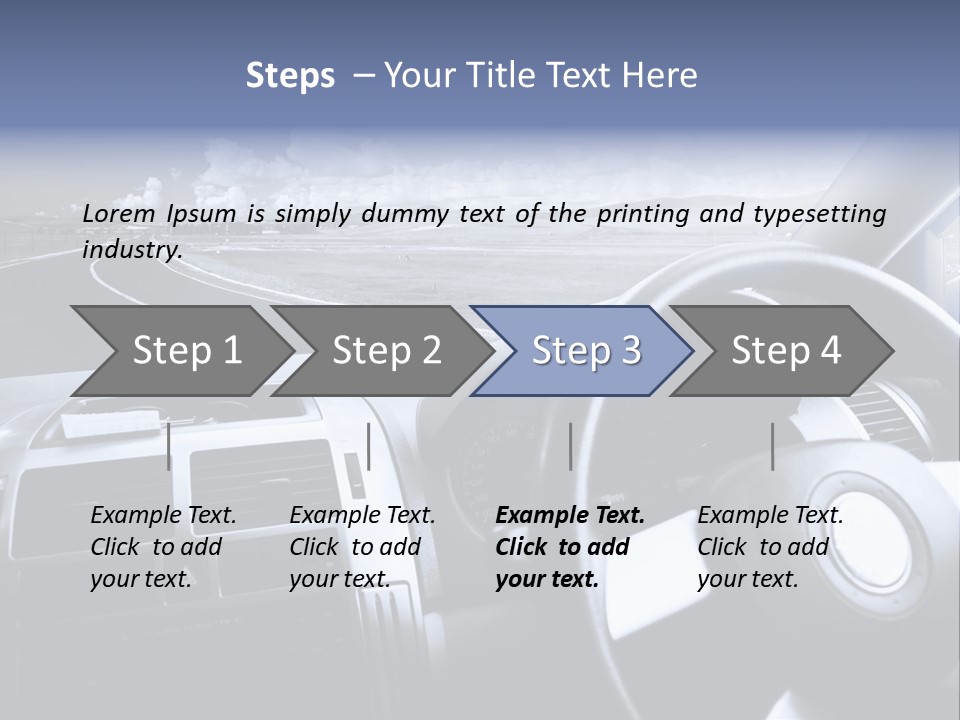 Straight Inside Sunny PowerPoint Template