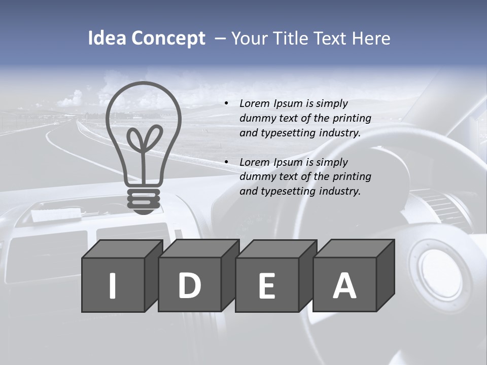 Straight Inside Sunny PowerPoint Template