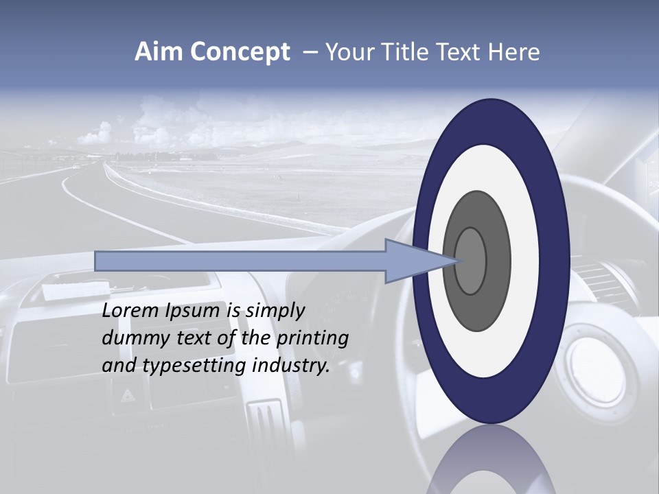 Straight Inside Sunny PowerPoint Template