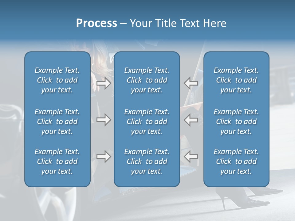 Sitting Sensuality Automobile PowerPoint Template