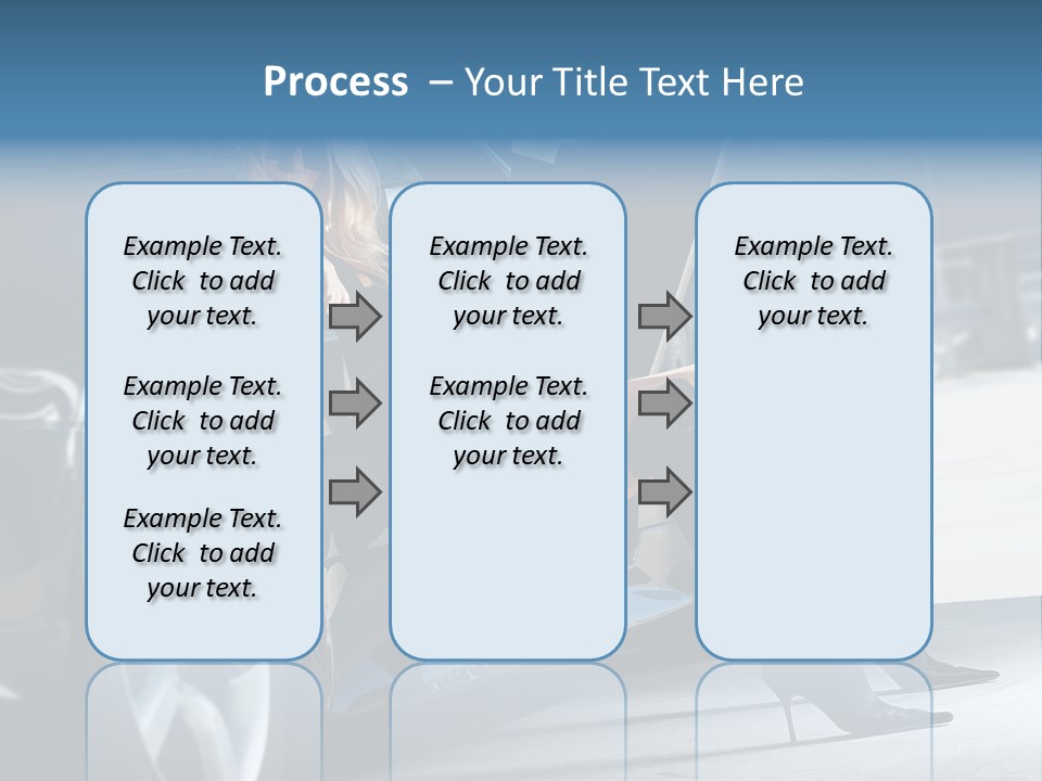 Sitting Sensuality Automobile PowerPoint Template