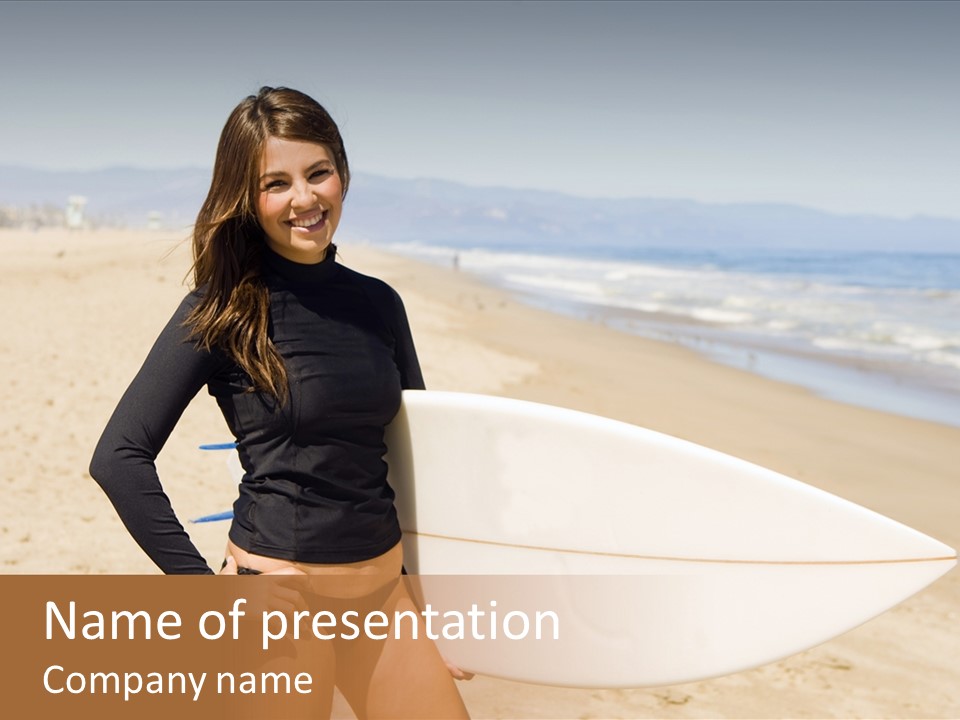 Woman Female Y PowerPoint Template