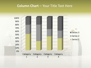 Sofa Interior Empty PowerPoint Template